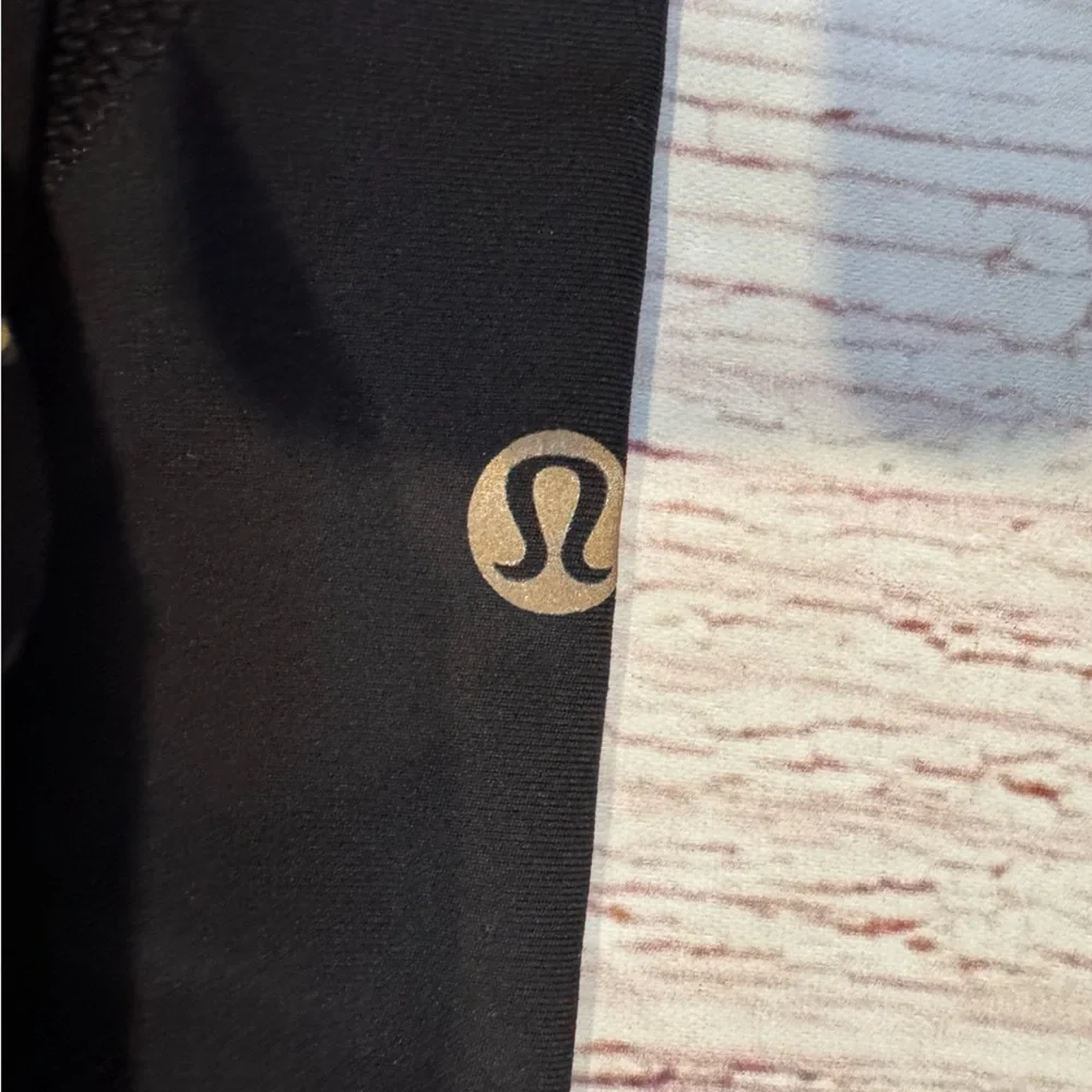 Lululemon Tight Stuff Tight Reflective in Black / Night Fall Black Tricolor Sz 4 - Picture 10 of 14